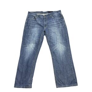Axel Jeans Mens‎ 38x30 Blue Denim Relaxed Fit Straight Leg Cotton Casual Pants